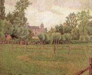Lucien Pissarro The Deaf Woman-s House oil painting on canvas